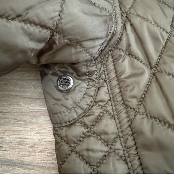 Zara Woman Quilted Olive Puffer Jacket - Picture 10 of 15